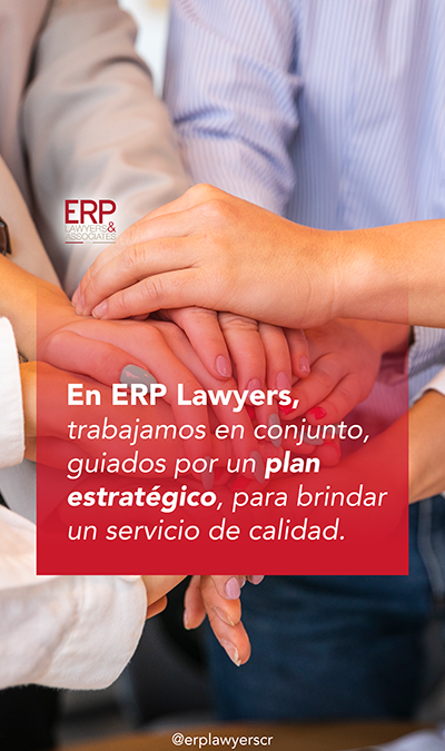 En ERP Lawyers trabajamos en conjunto, guiados por un plan estratégico